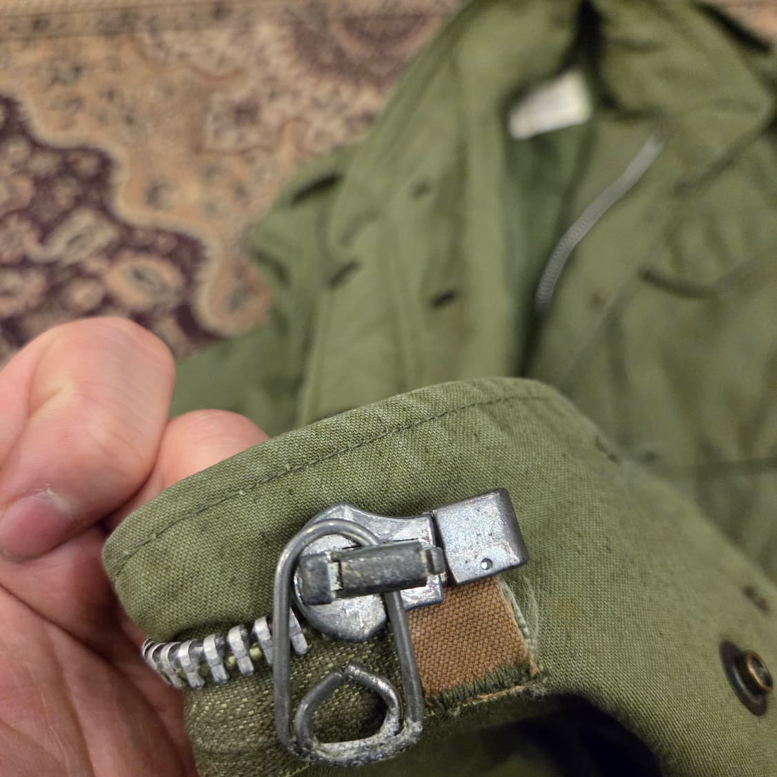 m65 필드자켓 2세대 은지퍼  m-r 상품이미지9