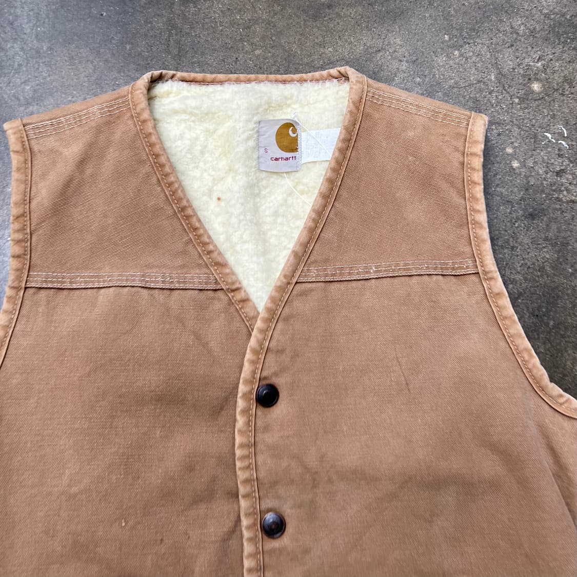 빈티지 칼하트 베스트 S 상품이미지2