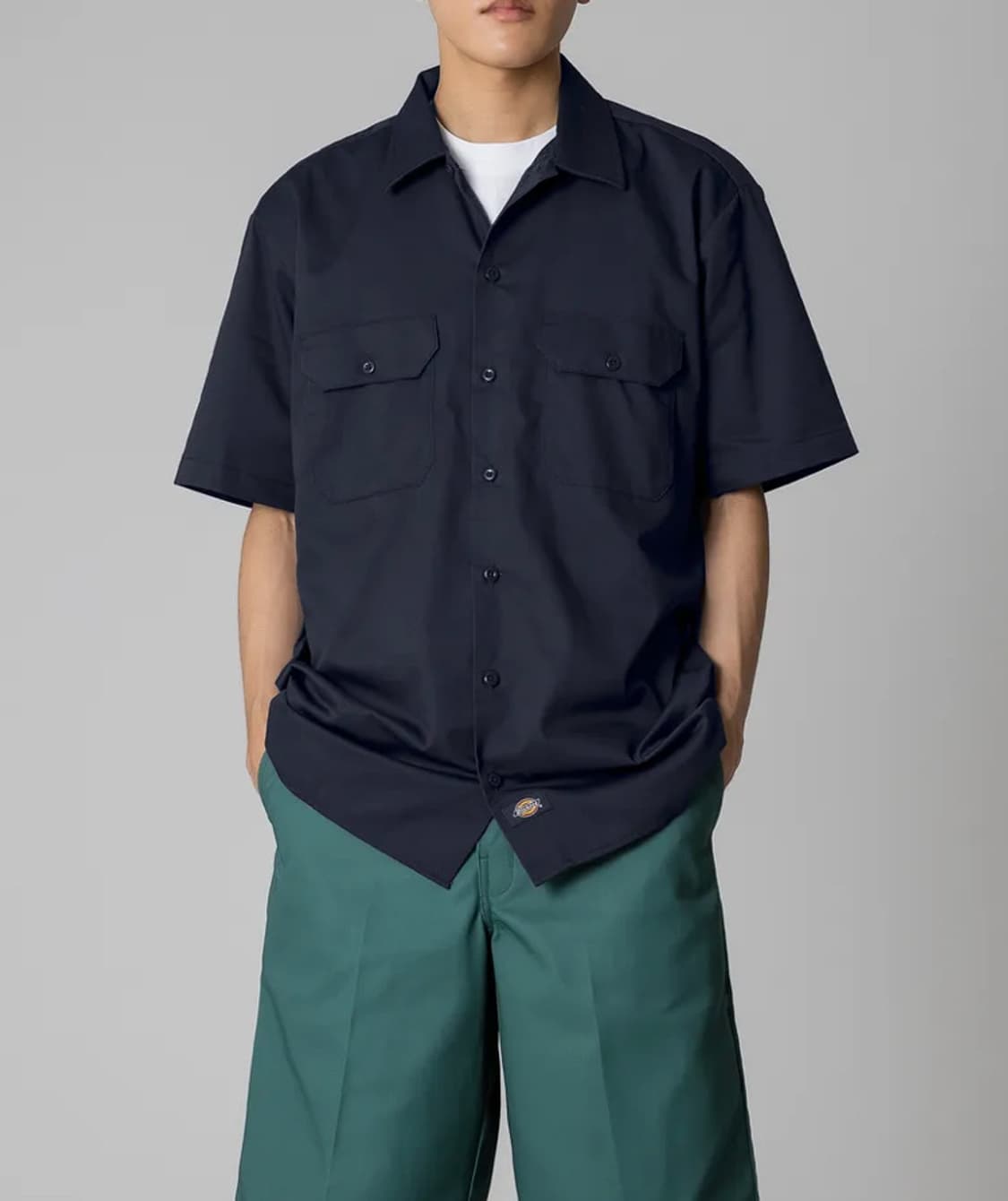 디키즈 1574 워크셔츠 XL 다크 네이비 상품이미지1