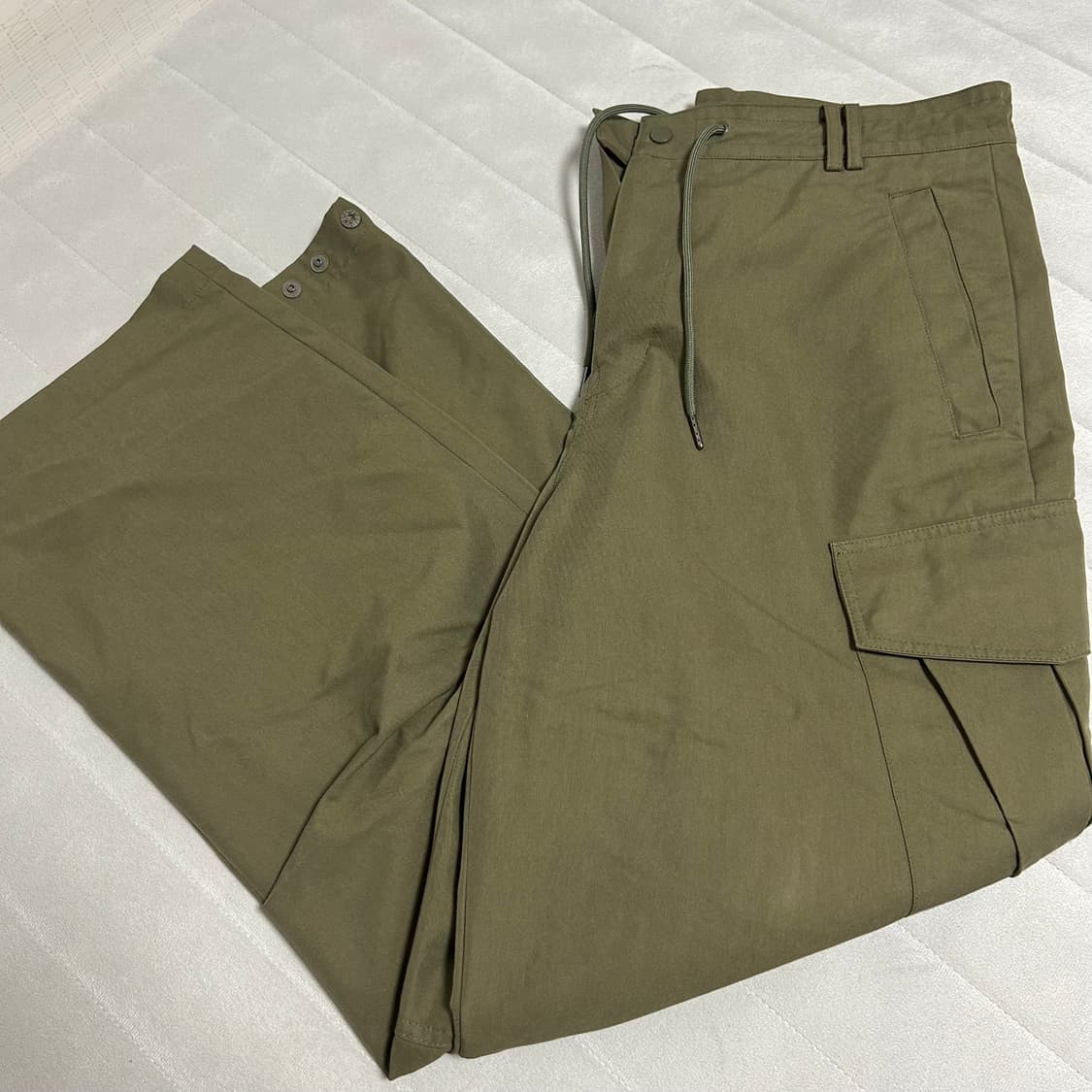 일꼬르소 파라슈트 팬츠 카키브라운 xl 상품이미지1