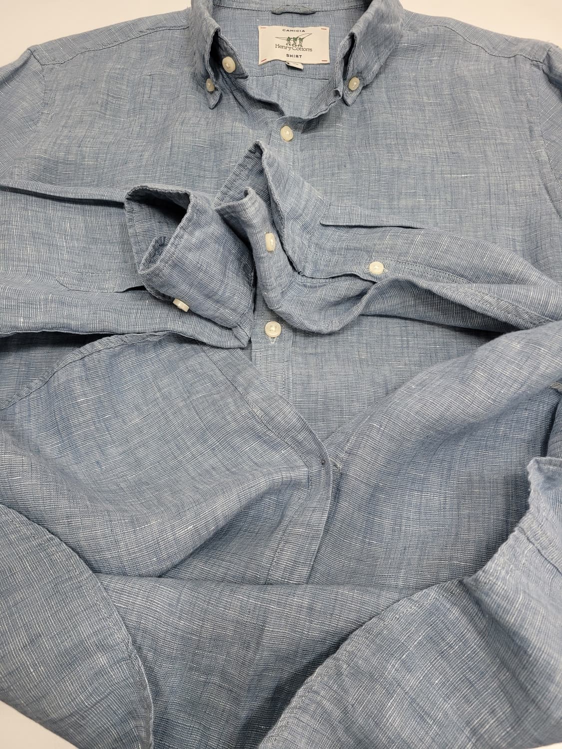 Henry Cottons 헨리코튼 린넨 셔츠 / 남 95 BUX 상품이미지5