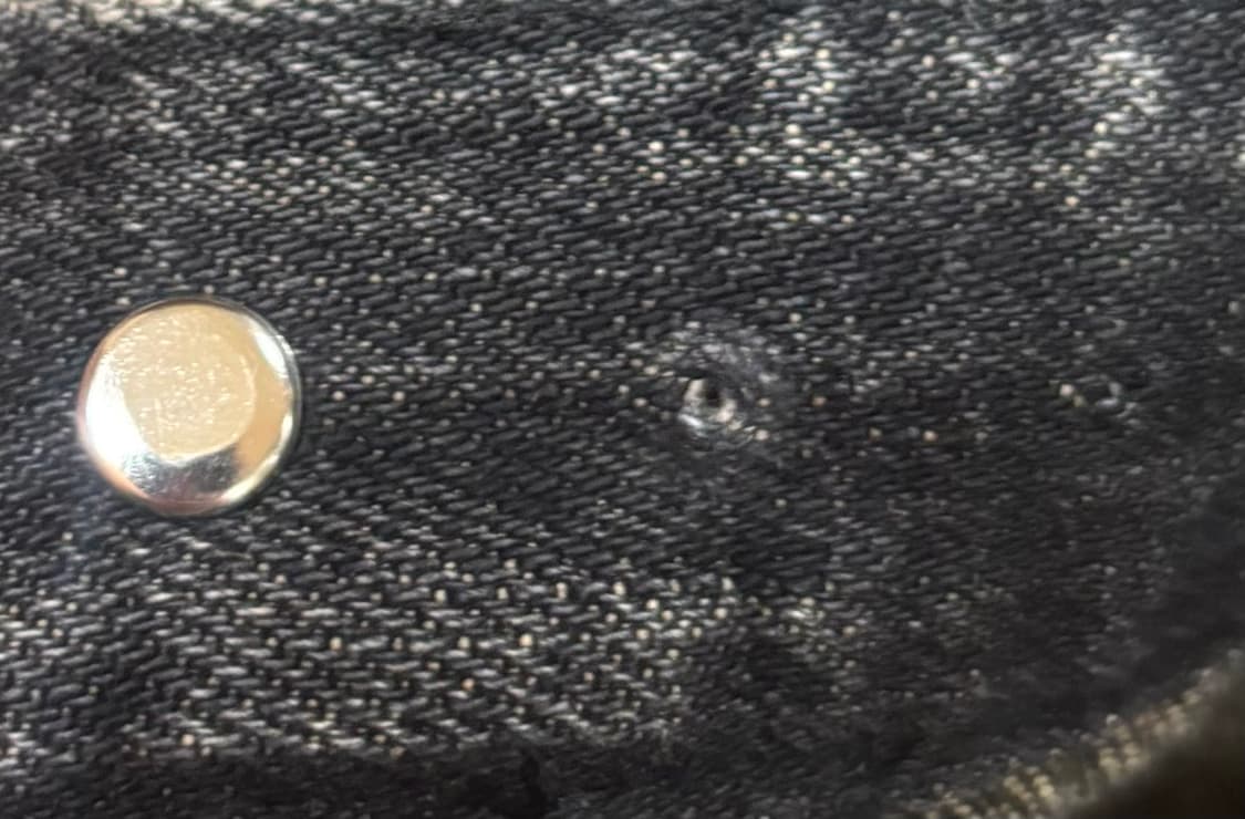 (1) 언더마이카 링클드 와이드 플레어진 워시드그레이 상품이미지6