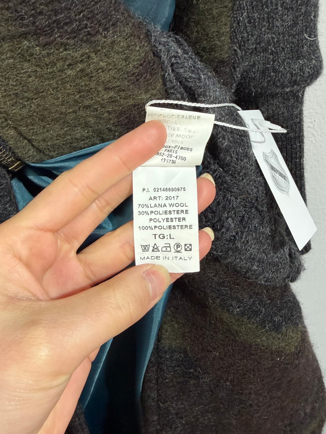 FUTURUM 카모 니트 코트 (MADE IN ITALY) 상품이미지6