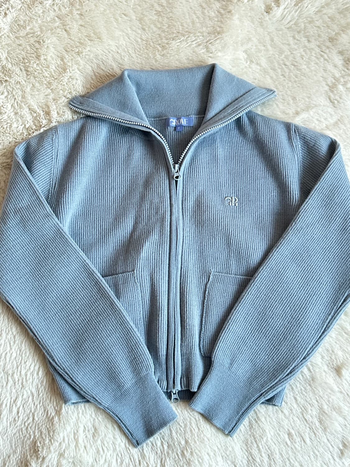 그로브 POUT 가디건 핑크, 블루 [차정원 착용] 상품이미지7