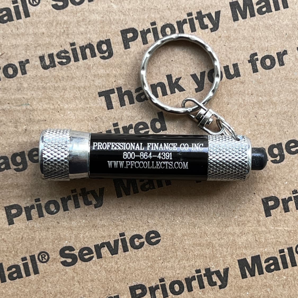 90s vtg Mini Flashlight Keyring 상품이미지1