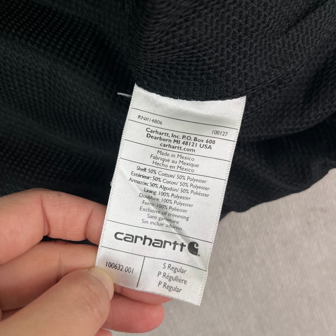 100 칼하트 써멀 후드집업 상품이미지8