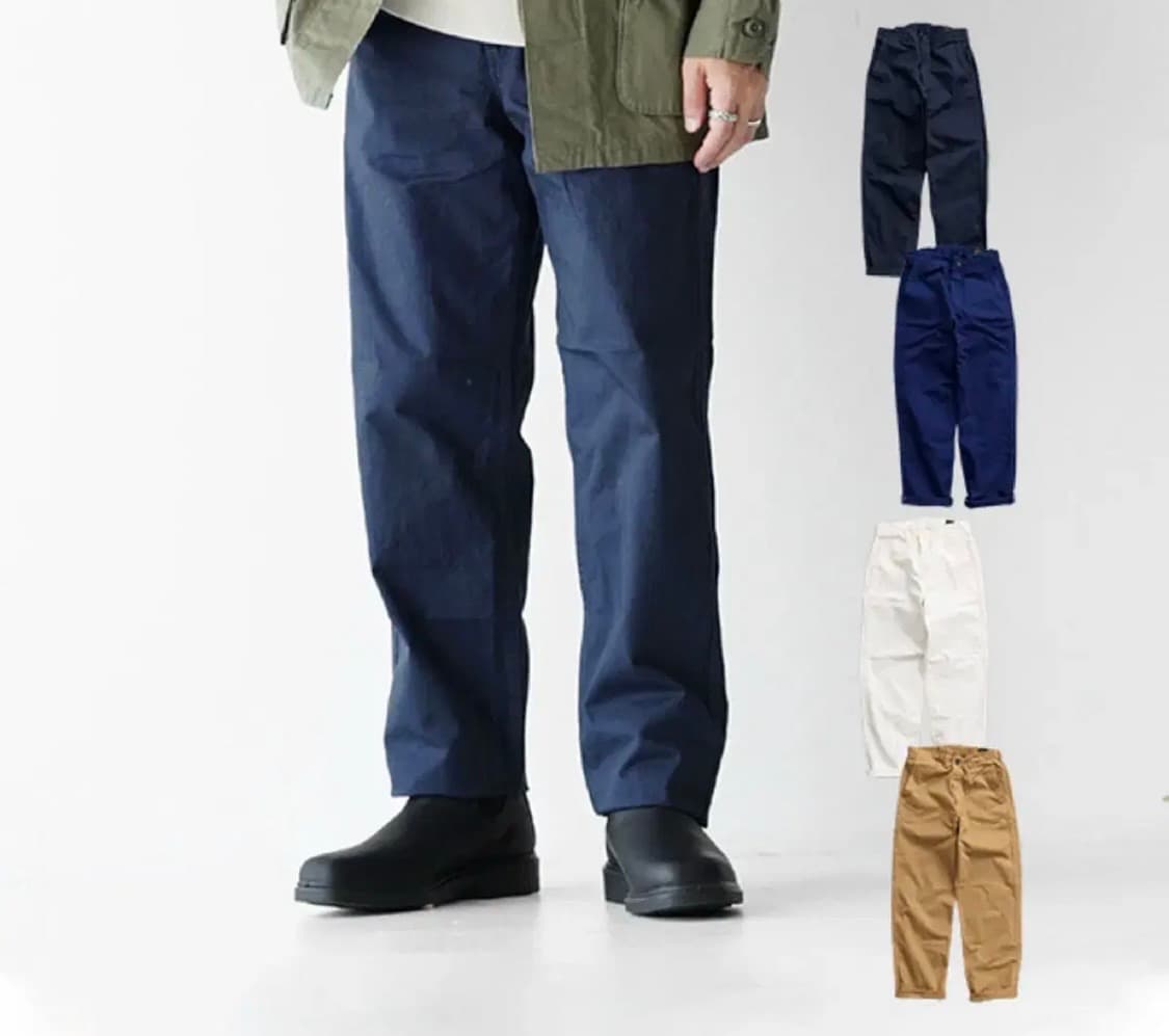 [2] 오어슬로우 프렌치워크 팬츠 네이비 상품이미지1