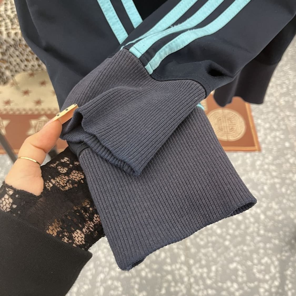 아디다스 올드스쿨 스펠아웃 빈티지 져지 집업 100 C09748 상품이미지8