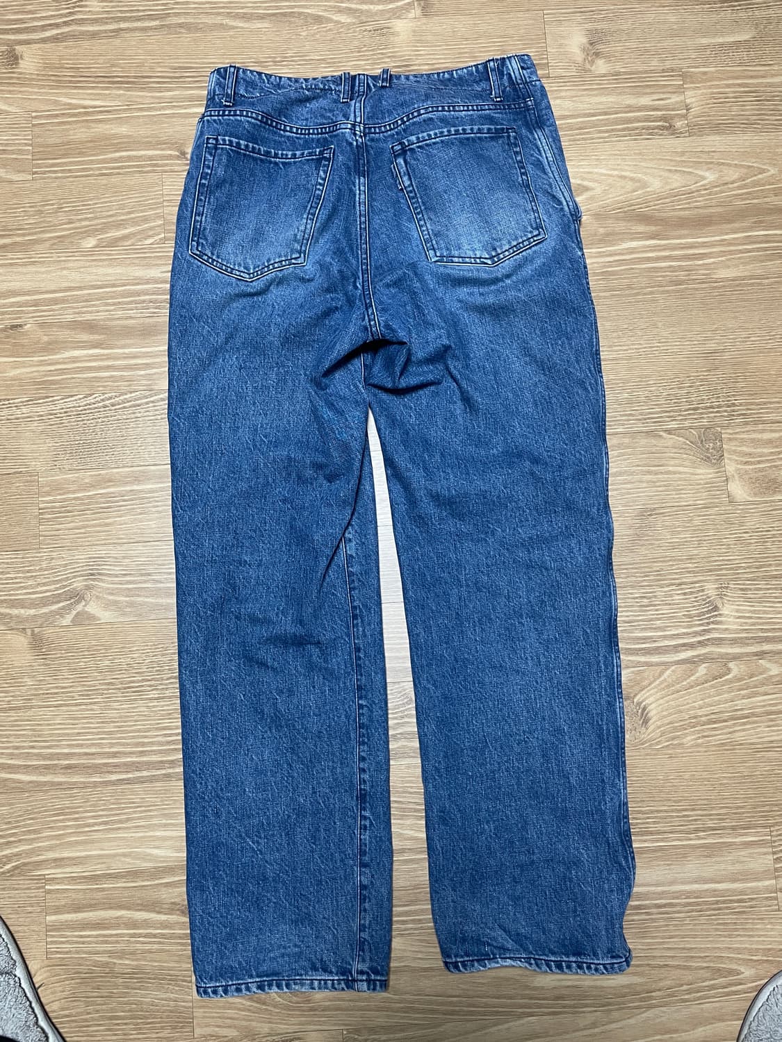 포터리 원워시드 와이드 데님 미드블루 사이즈 2 상품이미지3