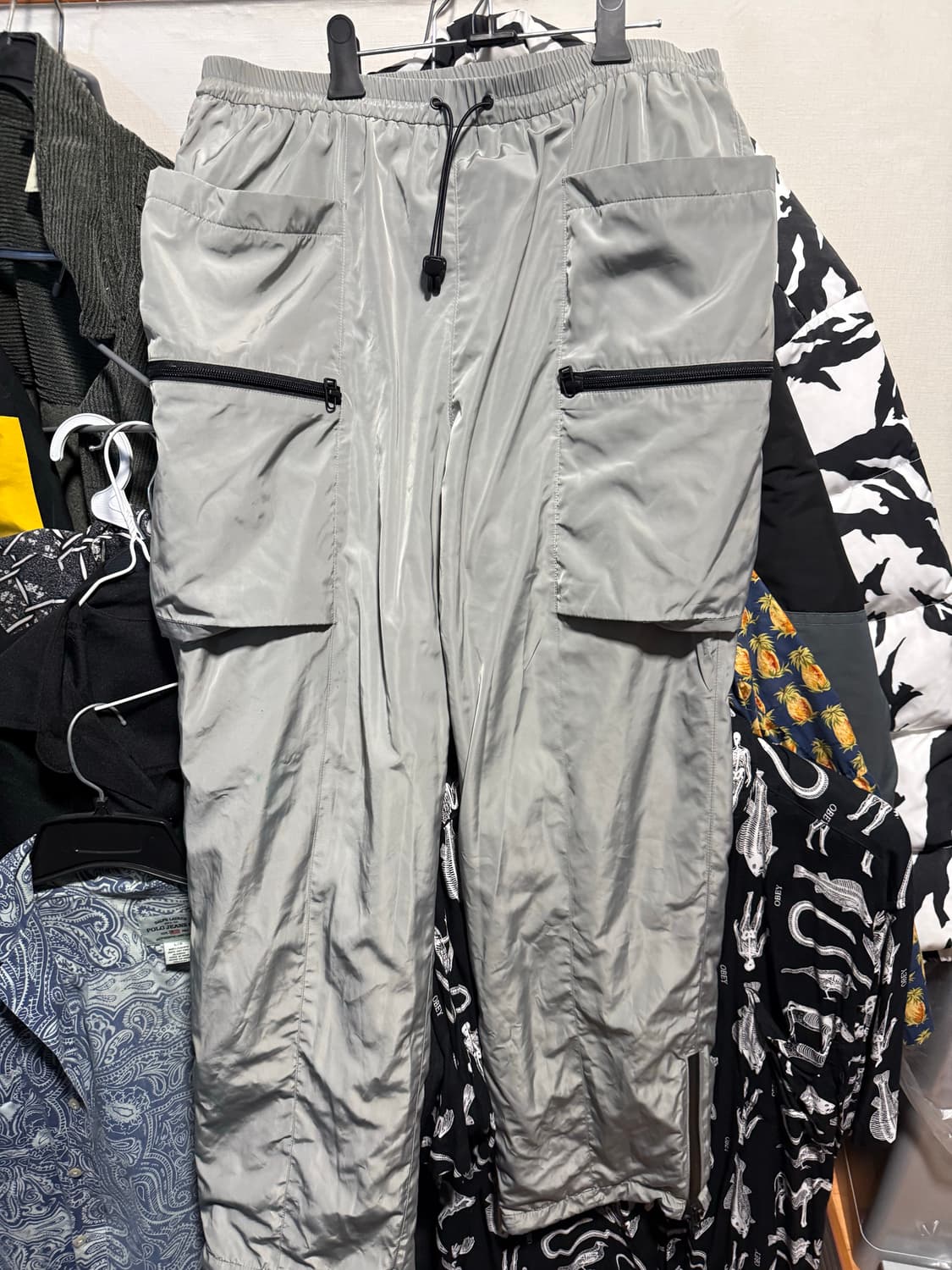 블라인드파일즈 테크팬츠 그레이 상품이미지1