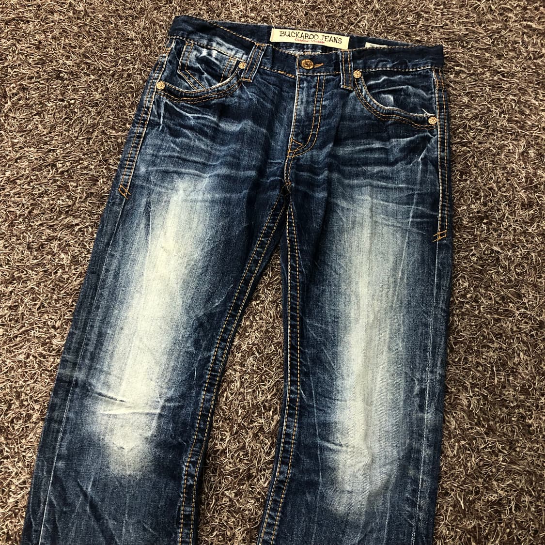 버커루 워싱 데님 팬츠 상품이미지2