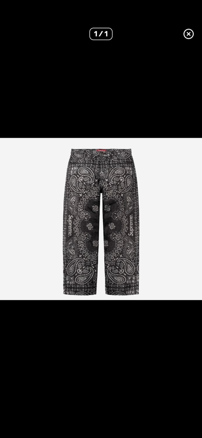 34)슈프림 판다나 팬츠 상품이미지1