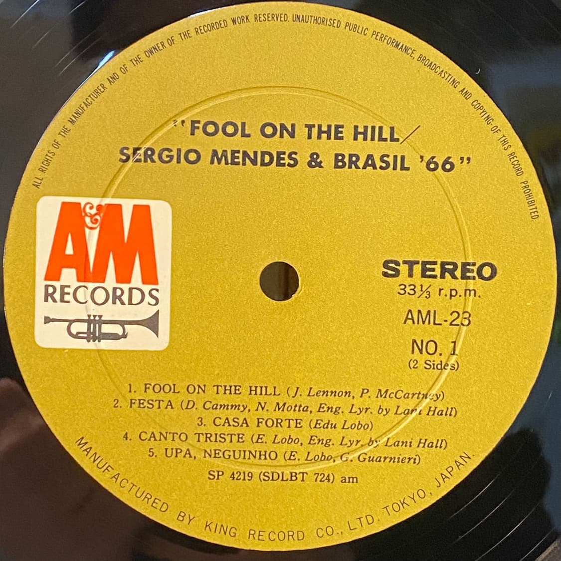 (LP) Sergio Mendes & Brasil '66 - Fool 상품이미지4