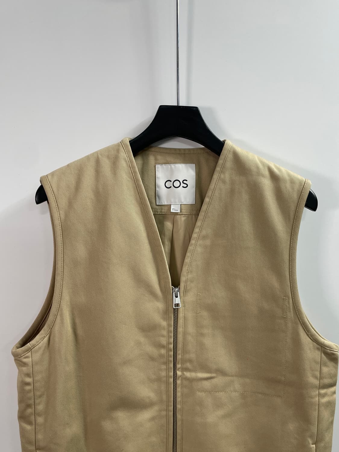 COS 코스 베이지 베스트 집업 자켓 (on.463) 상품이미지2