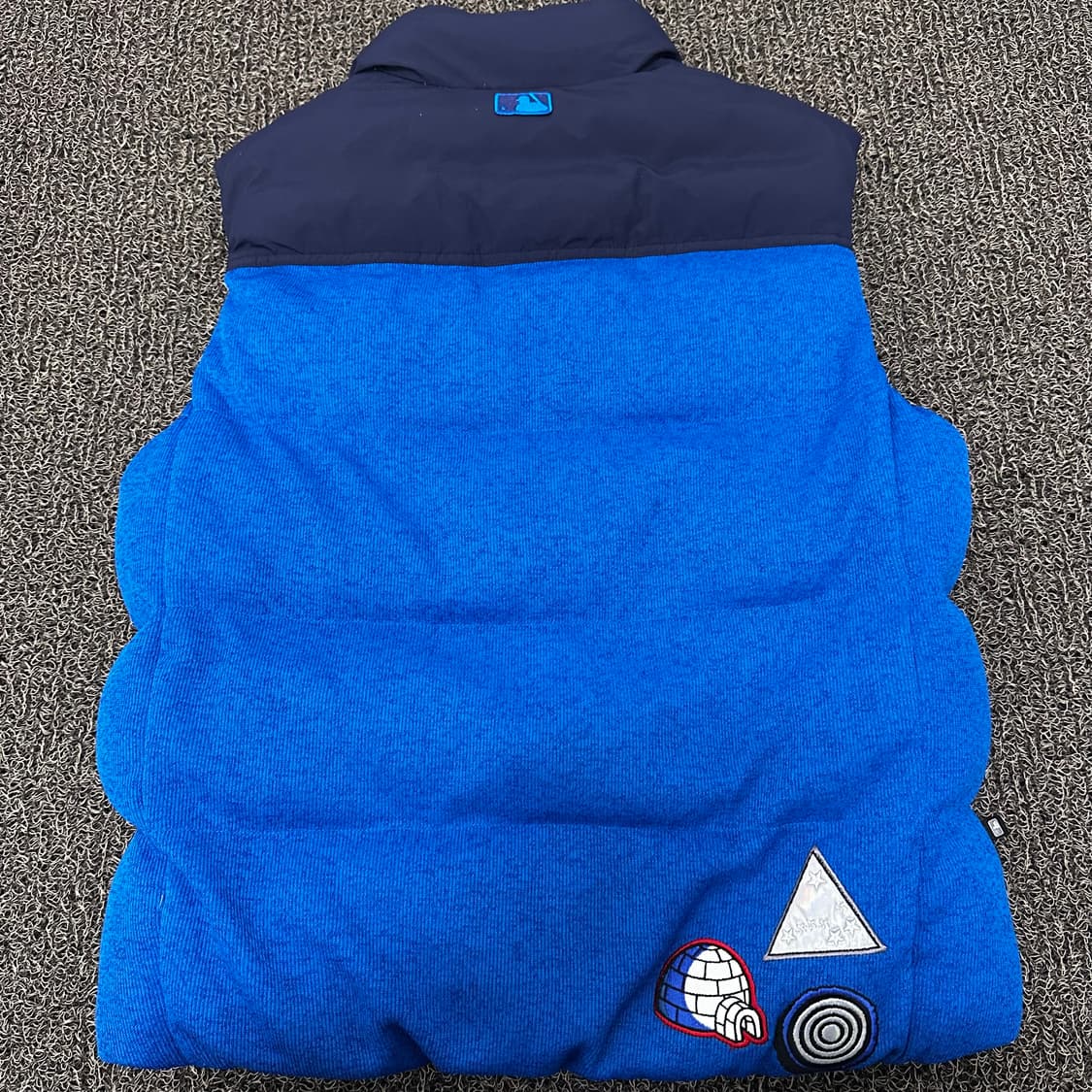 MLB 엠엘비 패딩 조끼 블루 100(L) 상품이미지4