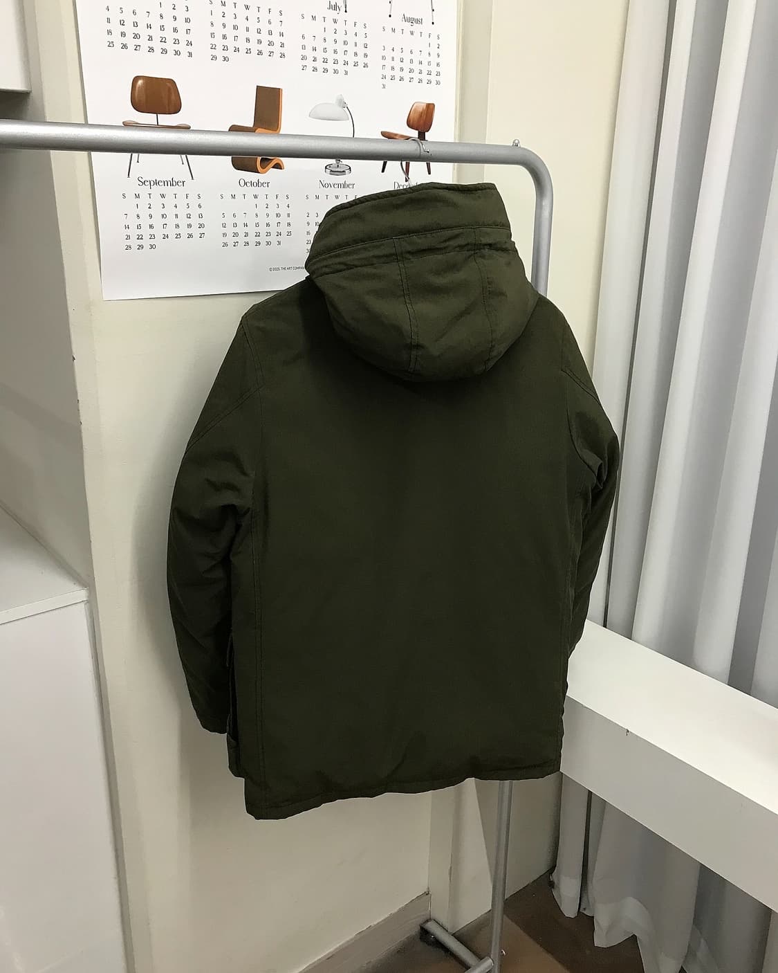 단톤 후드 다운 패딩 파카 상품이미지7