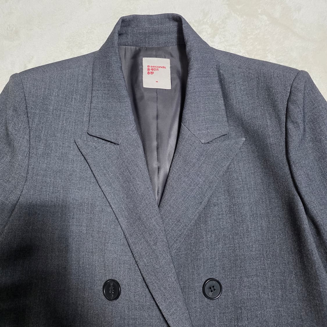 (M)여성 에잇세컨즈 더블 롱 코트 봄가을 상품이미지2