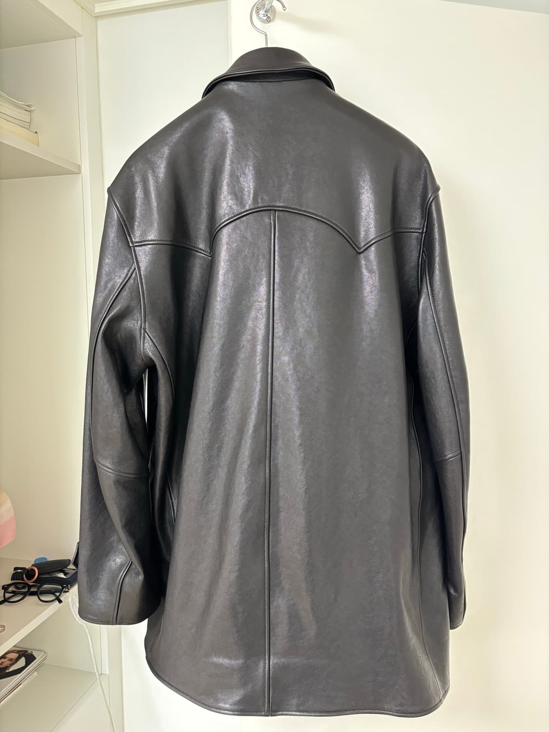 아트이프액츠 레더 카코트 상품이미지6