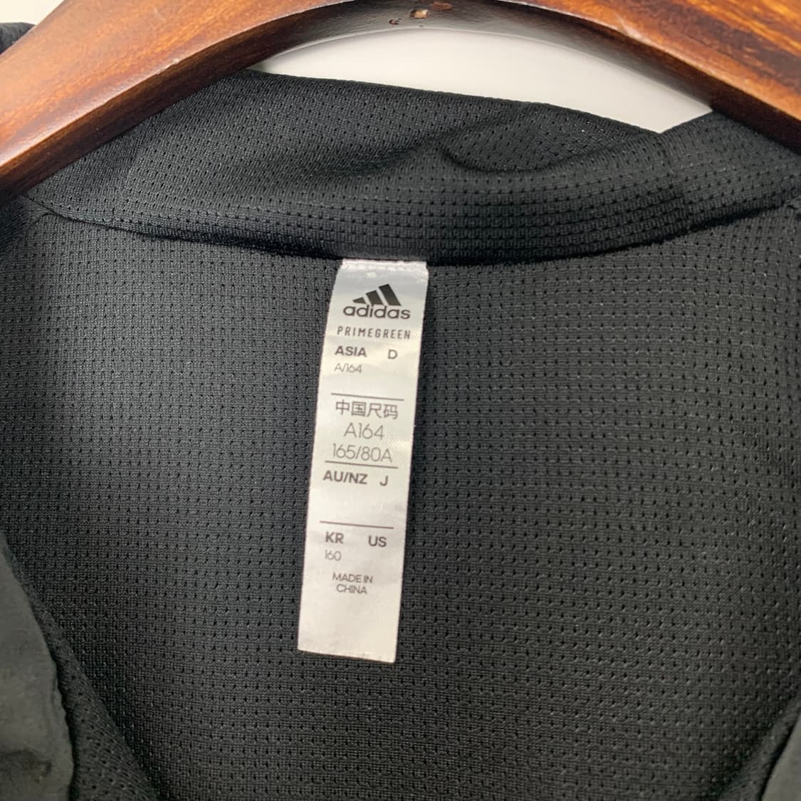 아디다스 빅로고 차콜 바람막이 상품이미지7