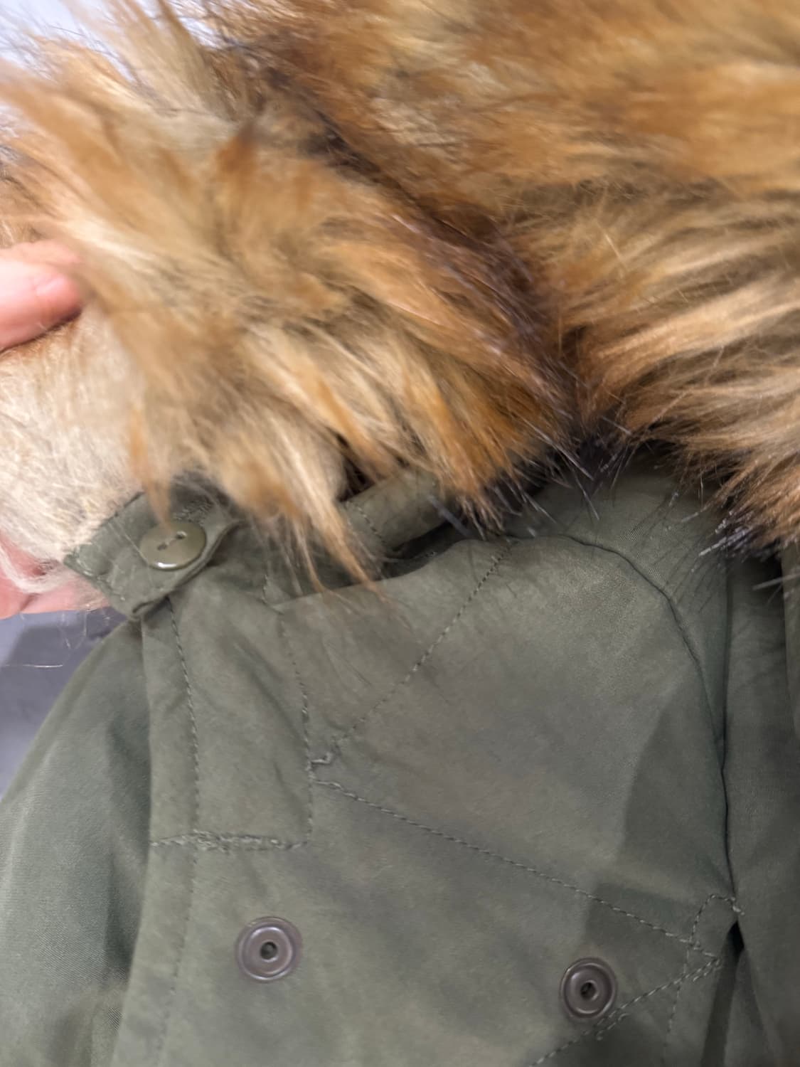 Sly buckle detail fur hood padding 상품이미지10