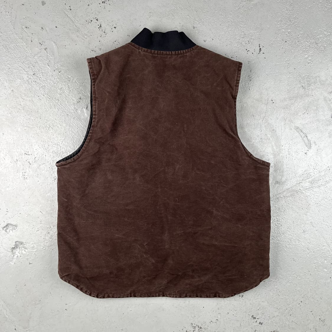 빈티지 칼하트 퀄팅 베스트 다크브라운 상품이미지3