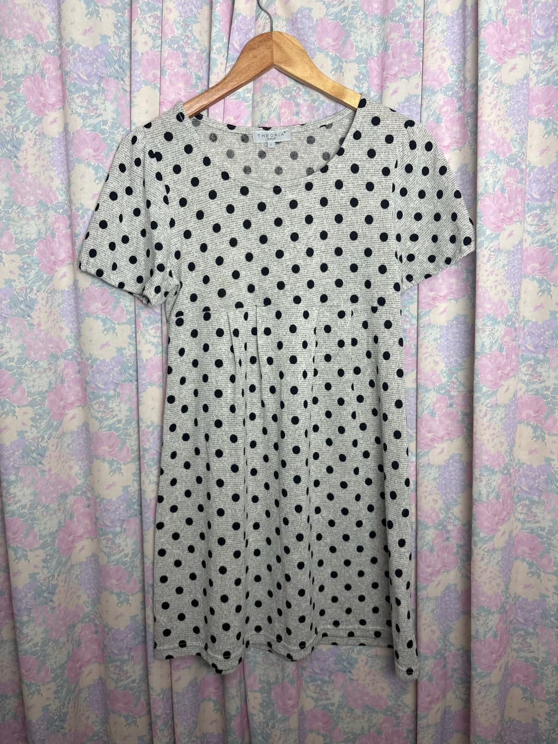 그레이 반소매 니트 원피스  상품이미지5