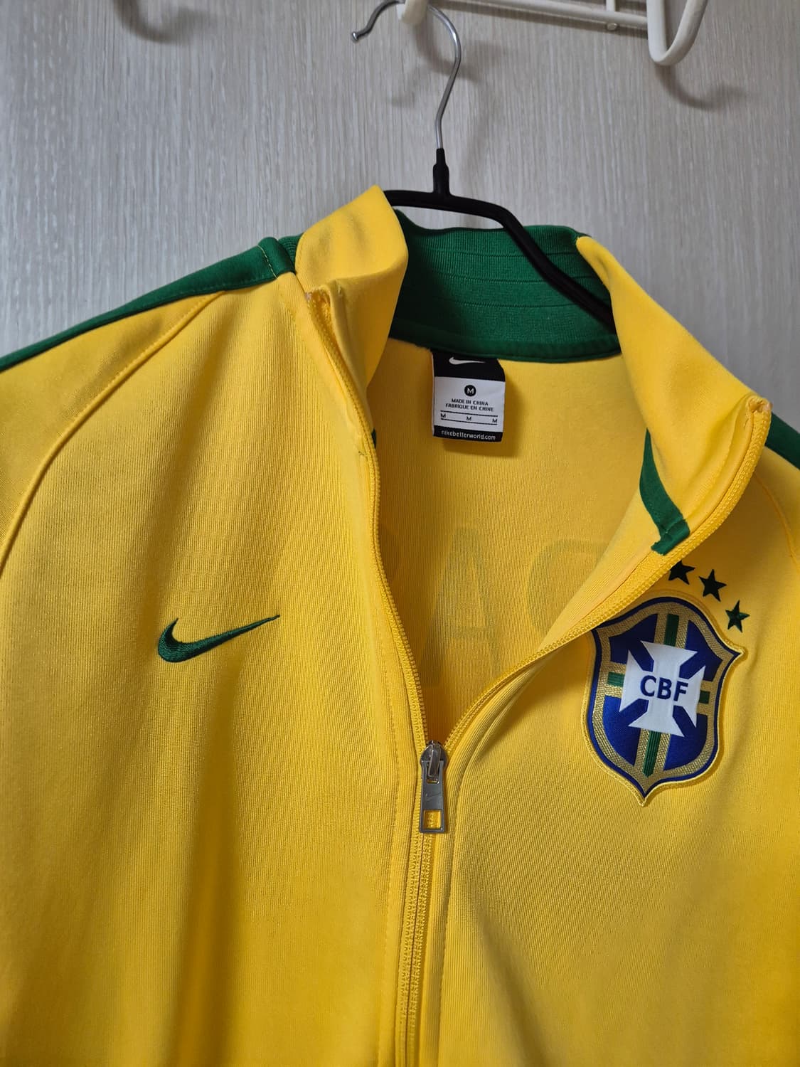 나이키  14-15 브라질 트랙탑 국대 져지 M 상품이미지3