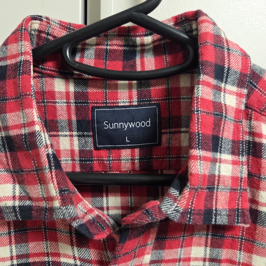 Sunnywood 재팬 플란넬 체크 셔츠 L(100) 상품이미지4