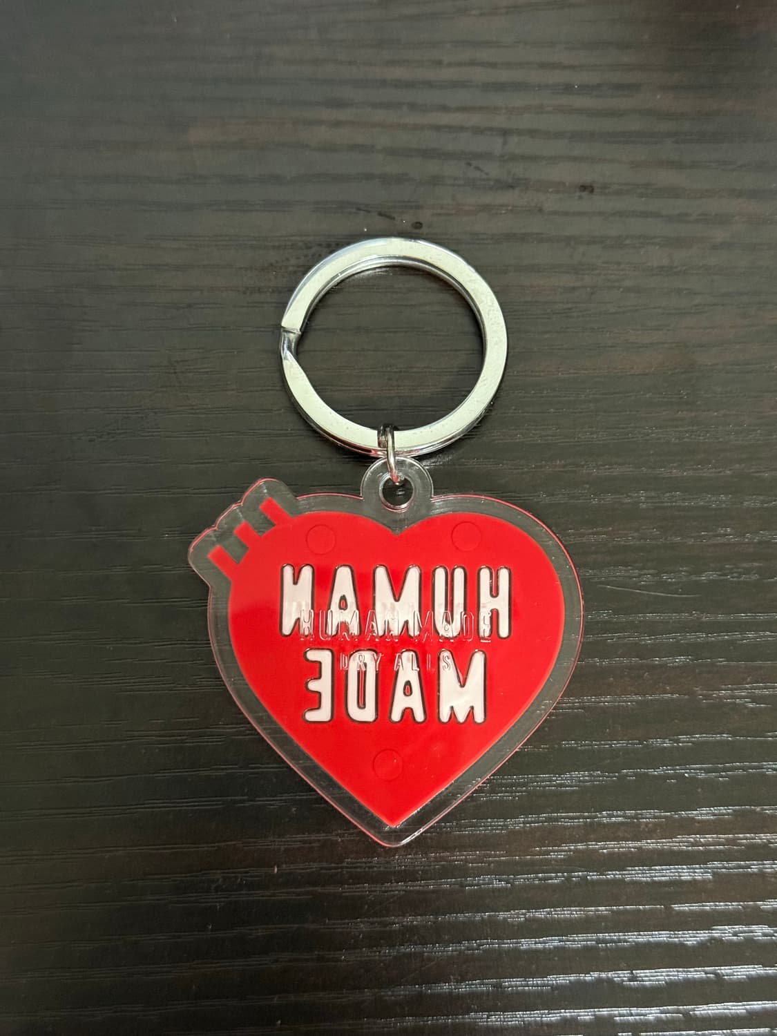 휴먼메이드 아크릴 하트 키링 레드 상품이미지2