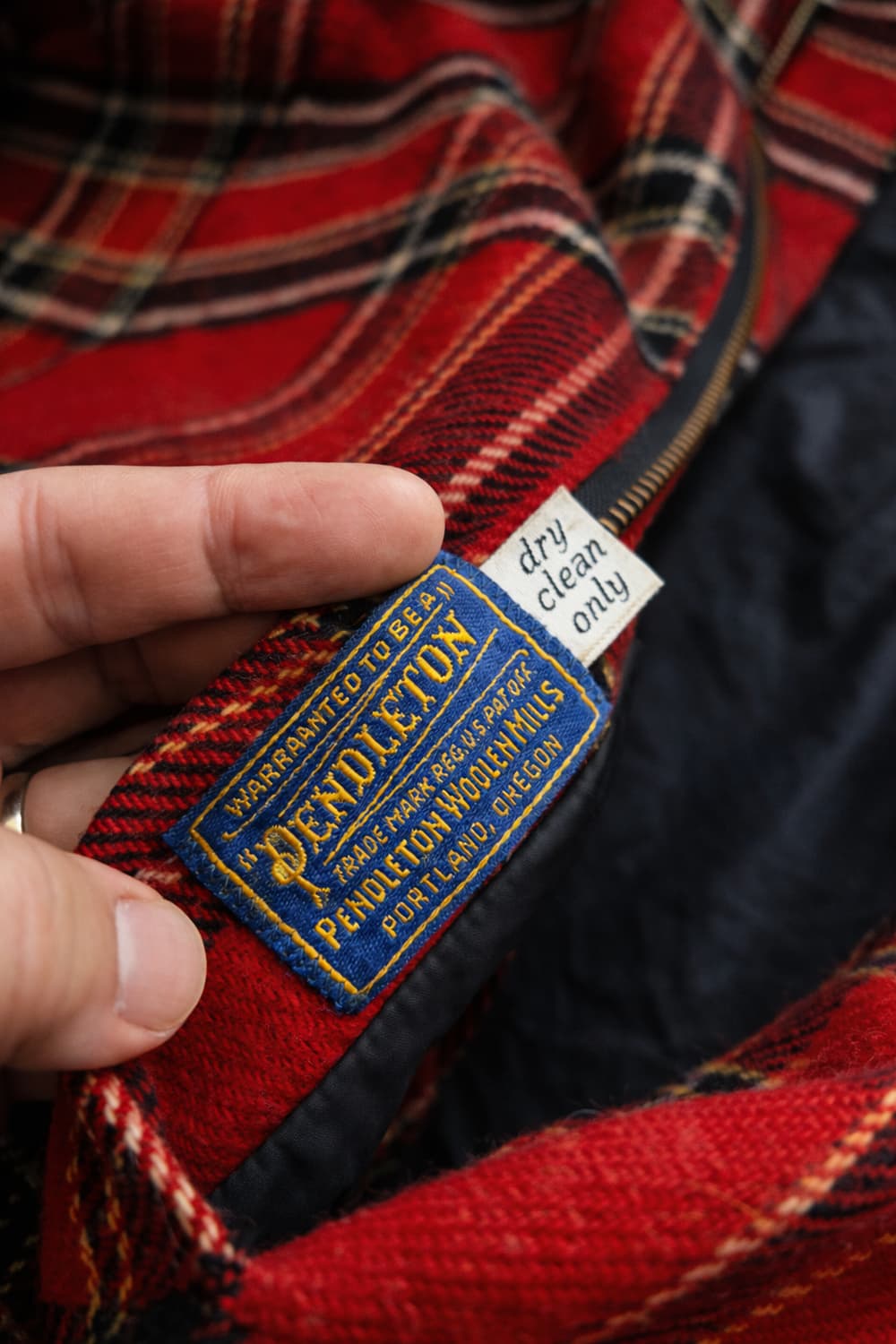 60~70's 펜들턴 리버시블 울 체크 자켓 100~105 상품이미지8
