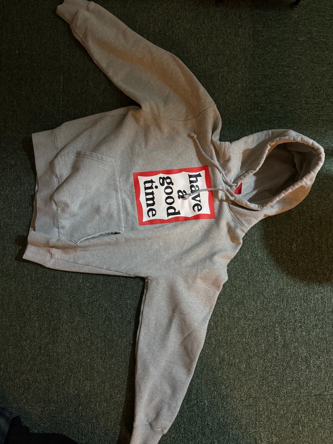Have a good time 후드 그레이 M 상품이미지1