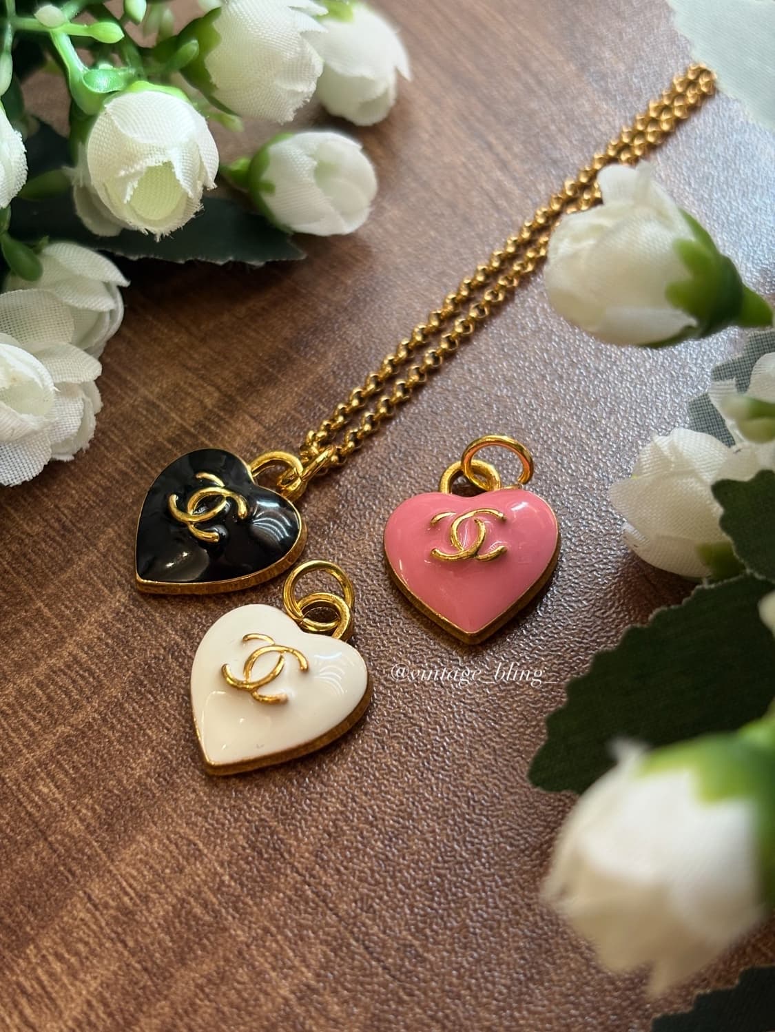 샤넬 빈티지 하트 목걸이 상품이미지2