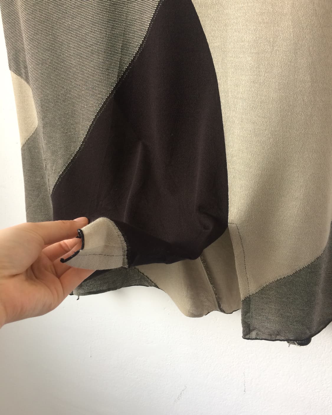 Pattern point unbalanced sleeveless 상품이미지4