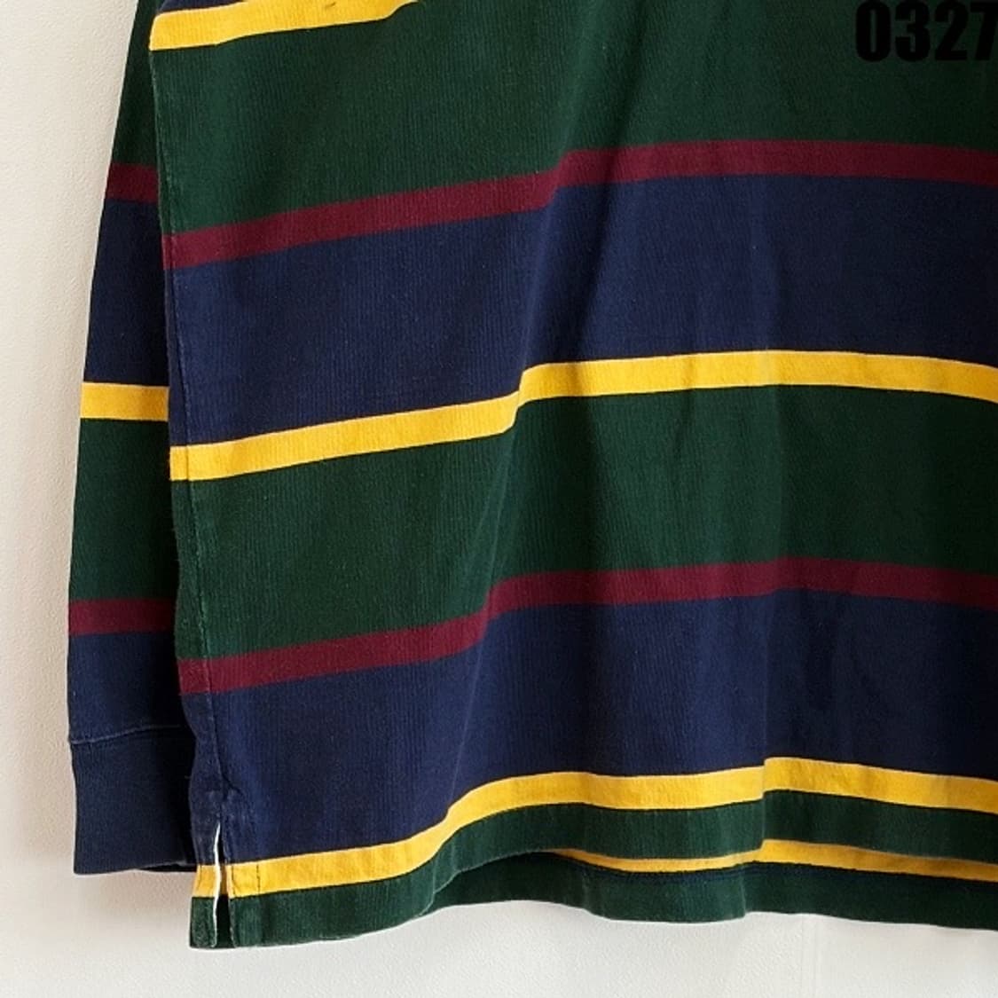 폴로 랄프로렌 클래식핏 스트라이프 럭비 긴팔 XL 0327  상품이미지3