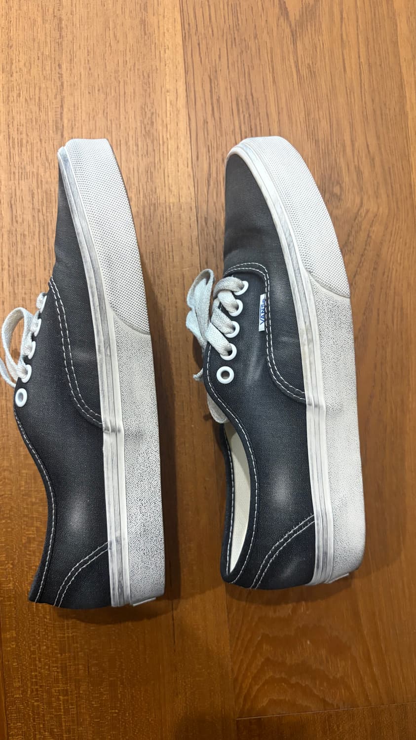 반스 신발 어센틱 워시드 블랙 상품이미지4