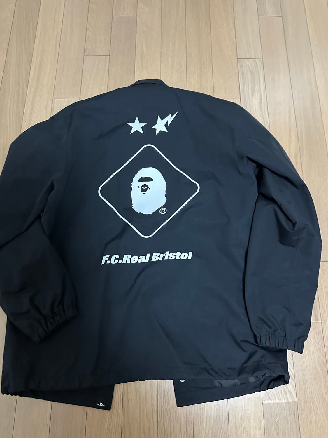 BAPE x F.C.Real Bristol 콜라보 코치 자켓 M 상품이미지8