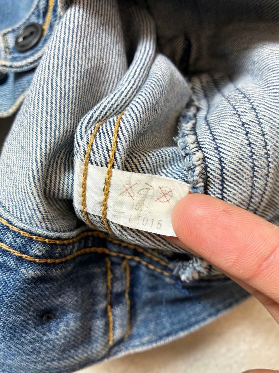 리 LEE 라이더스 80's og 트러커 데님 자켓 PN7627 상품이미지10