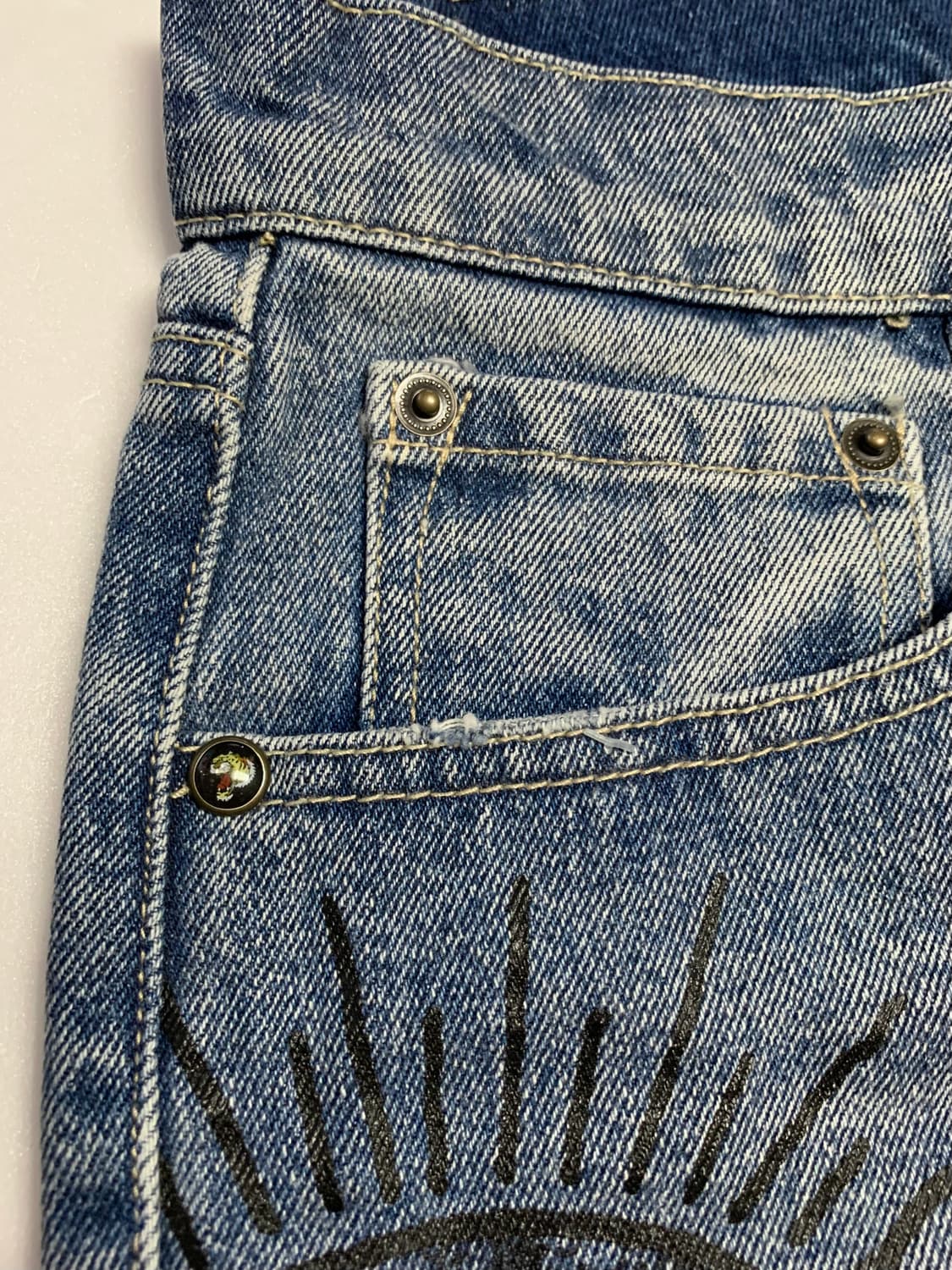 에드하디 데님 반바지 쇼츠 상품이미지5