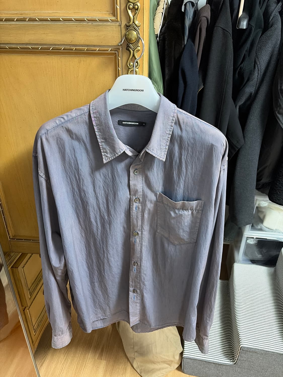 해칭룸 라나 셔츠 블루 3사이즈 상품이미지1