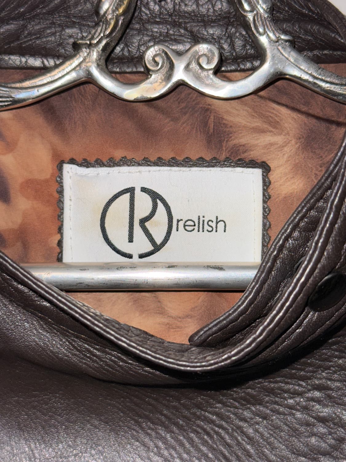 Relish dark brown lamb skin two ways jk 상품이미지6