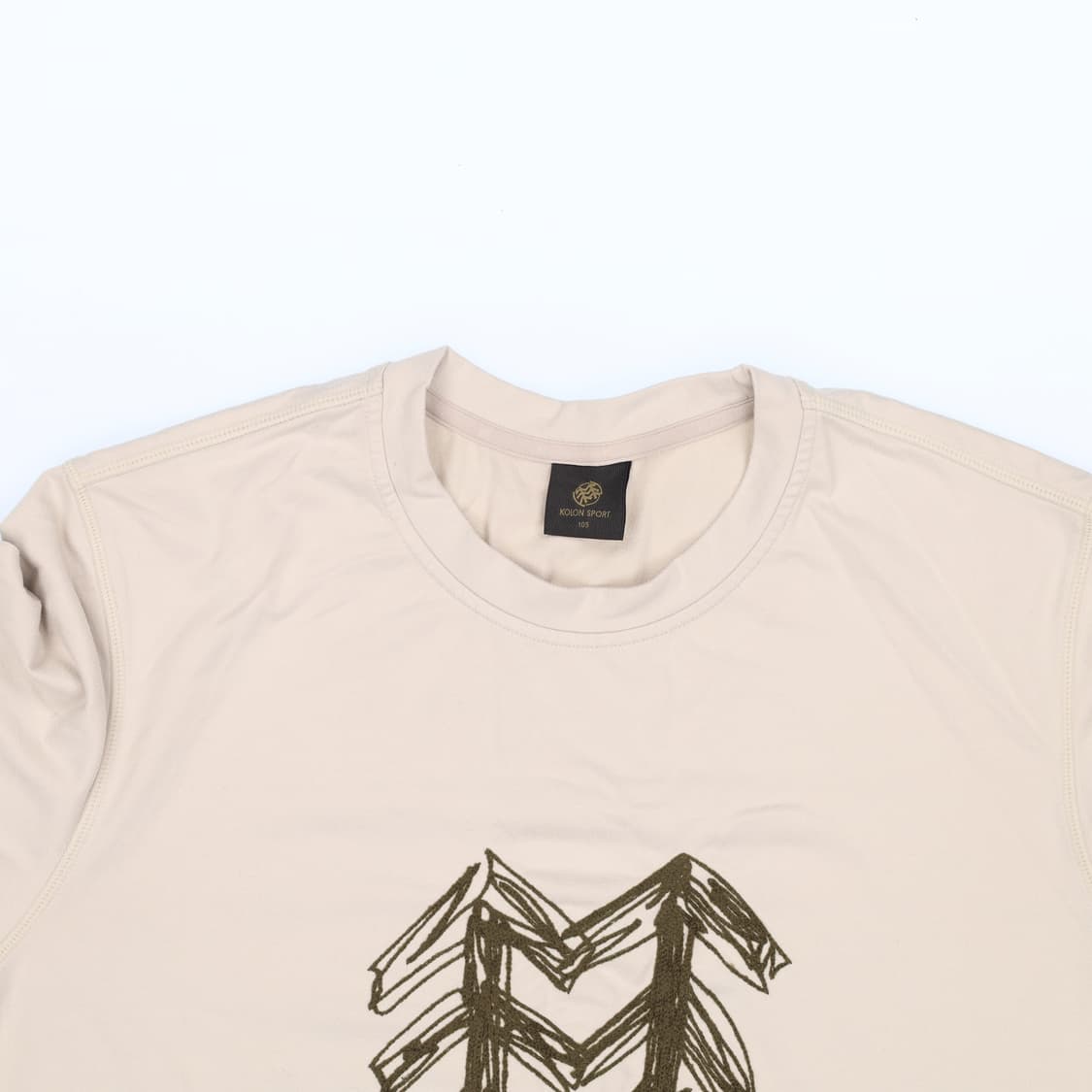 [105] 코오롱스포츠 로고 라운드 긴팔티 0112J 상품이미지3