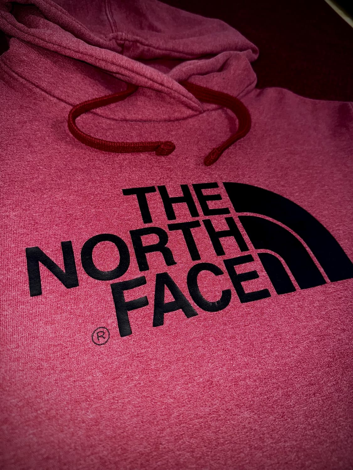 노스페이스 빅로고 후드티 버건디 L 상품이미지3