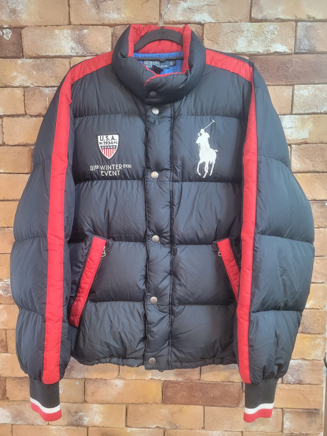 폴로 랄프로렌 빅포니 USA 올림픽 패딩 L 상품이미지1