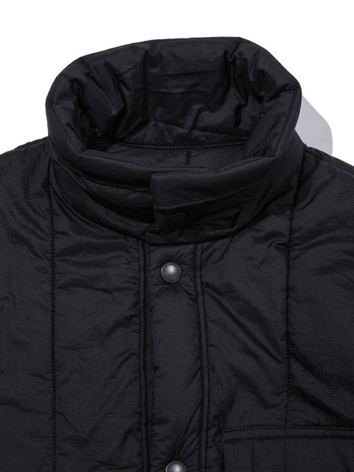 블랙 캐시미어 롱패딩 상품이미지5