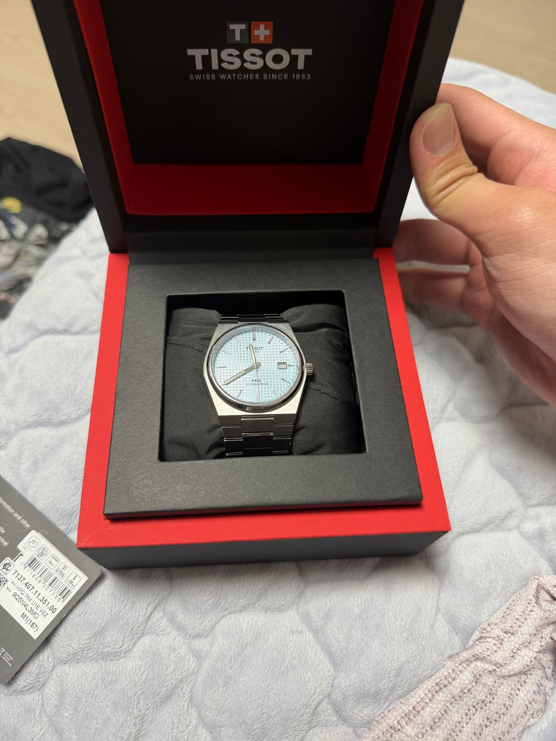 티쏘 PRX 오토매틱 아이스블루 40mm 팝니다 상품이미지3