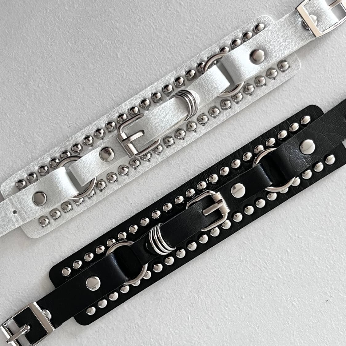 펑크 레더 팔찌 상품이미지4