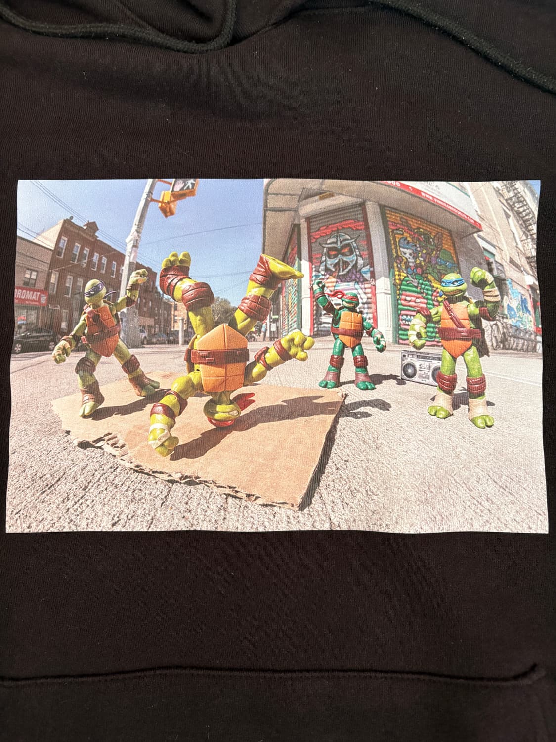 Brown breath ninja turtle hoodie L 상품이미지2