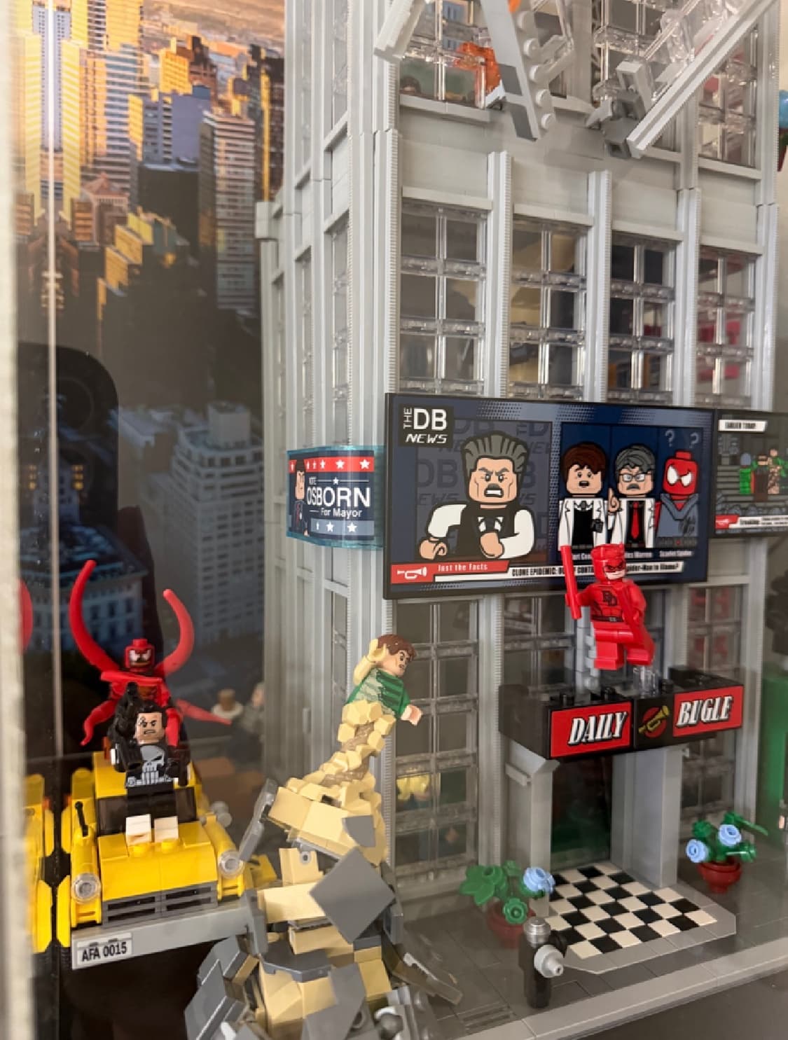 레고 마블 스파이더맨 데일리 뷰글 + 케이스 + 피규어 커스텀 상품이미지5