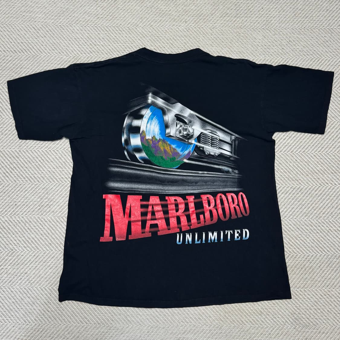 (XL)90s 빈티지 말보로 언리미티드 반팔 티셔츠 상품이미지1