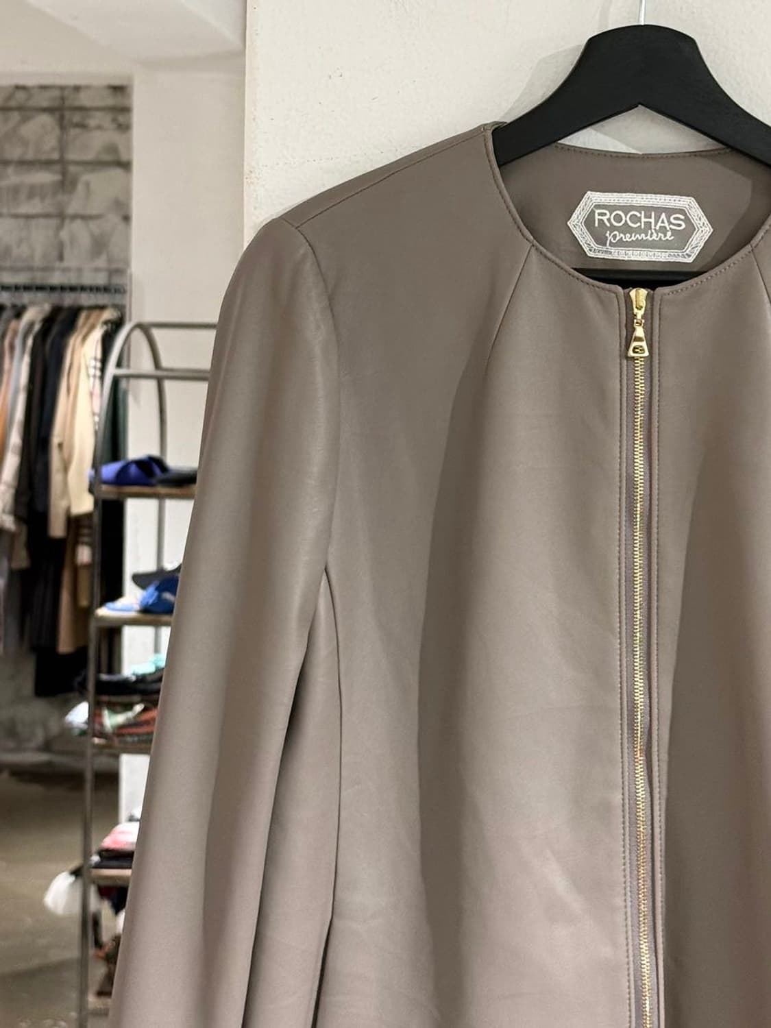 로샤스 프리미에르 토프 레더 집업 자켓 상품이미지2